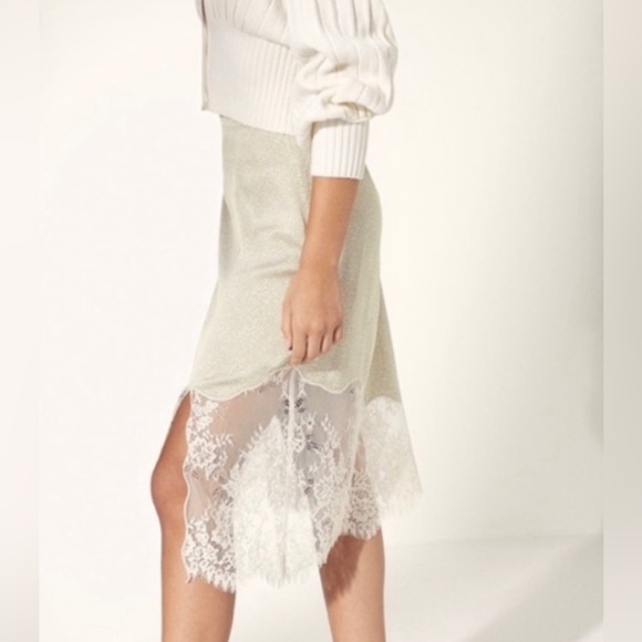 Wilfred Sonnet Skirt Green/Pink Floral 8 - Picture 2 of 11